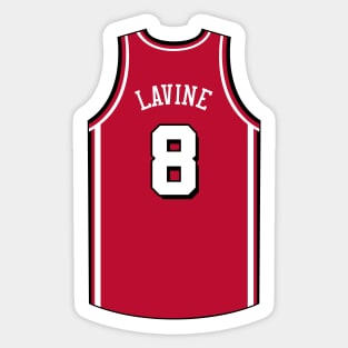 Zach Lavine Chicago Jersey Qiangy Sticker